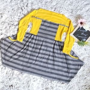 KidCuteTure Long Sleeve Striped Dress